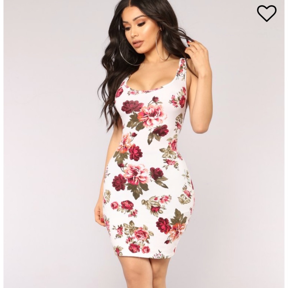 Flowers and Chocolate Floral Dress by fashion nova